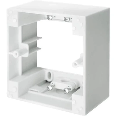 Immagine di Schellenberg 20003 Telaio a Parete per Interruttore Timer e Pulsanti Controllo Manuale Motore tapparelle elettriche, angolare, Bianco