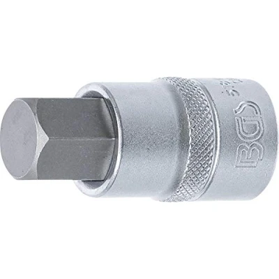 Immagine di BGS bit uso 12,5 (1/2), interno 6 Kant, 17 x 55 mm, 1 pcs, 5184 H17