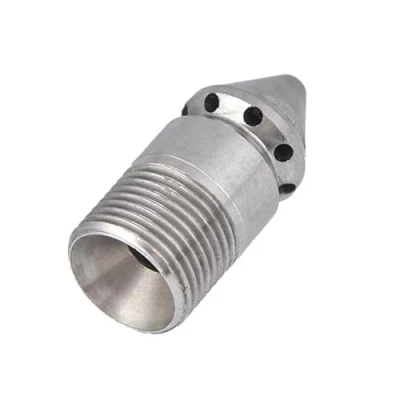 Immagine di XCSJ Ugello Di Pulizia Fognatura Scarico In Acciaio Inossidabile Tubo For Getti Filetto Maschio Da 3/8&quot;Per Idropulitrice,Pulizia Fognatura,