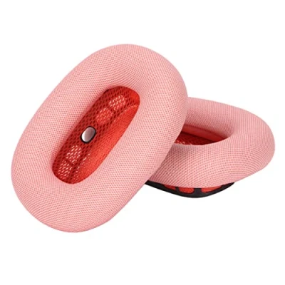 Immagine di Cuscinetti Auricolari, Auricolari per Cuffie di Ricambio in Morbido Memory Foam Pelle Proteica Paraorecchie Airpod (Rosa)