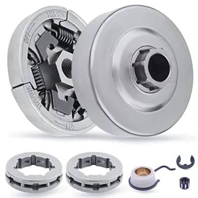 Immagine di ADEFOL Kit Ruota Dentata per STIHL MS441 MS362 MS361 044 046 MS440 MS460 Motosega, 7 denti Frizione + 3/8&quot; Pignone Tamburo Ingranaggio Cuscinetto E clip Parti in 1