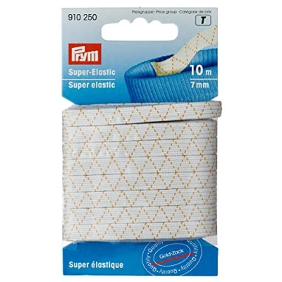 Immagine di Prym Elastico, Bianco, 7 mm