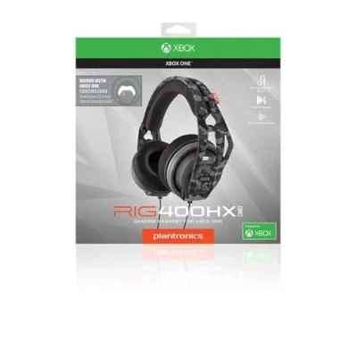 Immagine di Plantronics Stereo gaming headset for Xbox One headsets (Game console, Binaural, Head band, Camouflage, Dynamic, In line control), 1, Nero/Verde