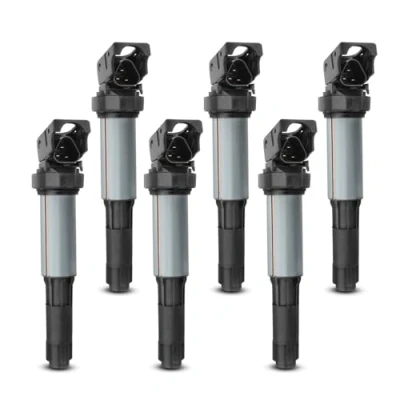 Immagine di Frankebrg 6x Bobina di accensione compatibile con E81 E82 E87 E88 F21 E46 E90 E91 E92 E93 E39 E60 E61 E63 E64 E65 X1 X3 X5 X6 Z3 Z4 M i n R56 R55 2000 2015 12131712219