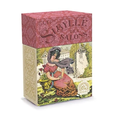 Immagine di Grimaud La Sibylle des Salons Oracle divinatory Cofanetto di 67 carte prodotte in Francia Scheda con parole chiave e video esplicativo incluse Cartomanzia