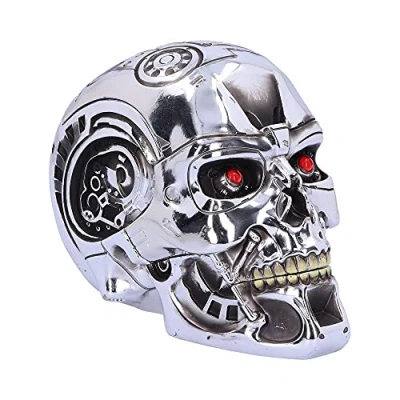 Immagine di Terminator Nemesis Now Scatola T 18 cm, argento, resina, taglia unica.