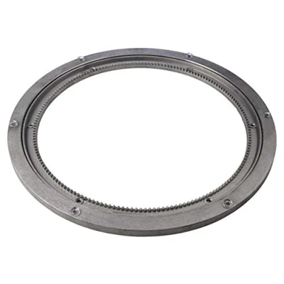 Immagine di Giradischi 360 Gedotec Ø 320 mm Piatto d&#039;acciaio d&#039;argento Capacità carico cuscinetto a sfere spinta 300 kg Twist ring screw furniture TV molto più cucina con anello girevole 1 pezzo