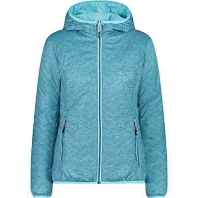 Immagine di CMP Giacca reversibile da donna con cappuccio fisso, Acqua Deep Lake, 50