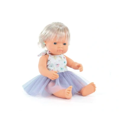 Immagine di Miniland Bambola caucasica femmina con impianto uditivo di 38cm. Realizzata in Spagna aroma vaniglia. Anatomicamente corretta. Collezione My Friends &amp; Me