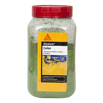 Immagine di sikacim color Colorante in polvere per cemento, calce e gesso, verde, 73603