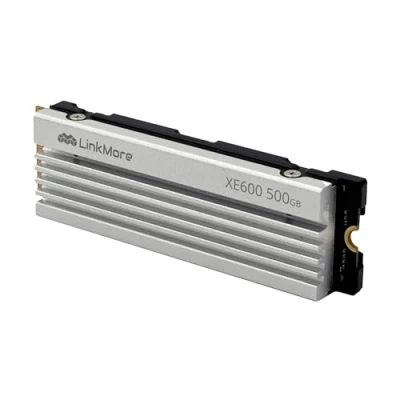 Immagine di LinkMore XE600 SSD M.2 2280 da 500GB, unità a stato solido gioco interna PCIe Gen4 NVMe con dissipatore di calore, fino 6500 MB/s, compatibile Playstation 5, PS5…