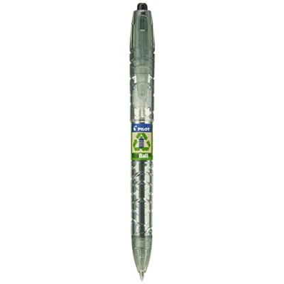 Immagine di Pilot Ecoball Penna a sfera riciclata, misura media, colore: nero, confezione da 10