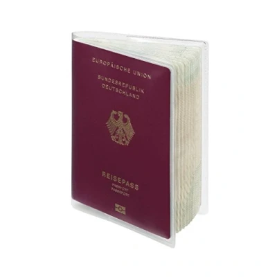 Immagine di Durable 214319 Libretti portadocumenti, adatti per passaporti internazionali, 189x129 mm, trasparente, confezione da 10 pezzi