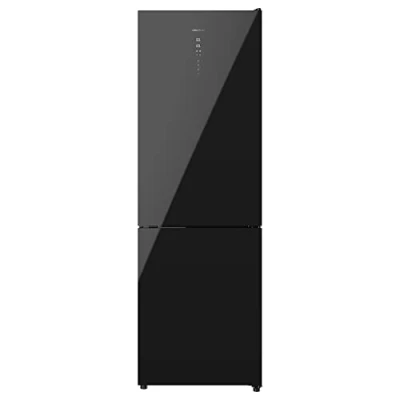 Immagine di Cecotec Frigorifero Combinato Bolero Coolmarket Combi 322 Glass Black E. Altezza 185 e larghezza 60 cm, Motore Inverter Plus, Sistema Multi Air flow, Total No Frost