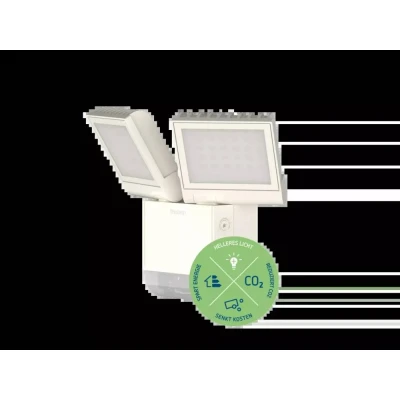 Immagine di Theben Applique da esterni LED theLeda S17 100, bianco, sensore