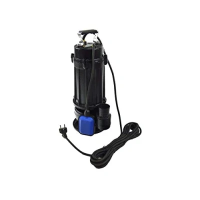Immagine di BSD Pompa per Acque Scure Imersione con Trituratore e Interruttore Galleggiante, Corpo in Ghisa Reflue WQCD 0,55 750W, 20 000L/h, Prevalenza Max. 20m