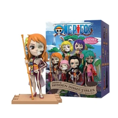 Immagine di Mighty Jaxx, Blind box con mini figure da collezione Freeny&#039;s Hidden Dissectibles One Piece, serie 5 (edizione Ladies), ogni confezione contiene una a caso