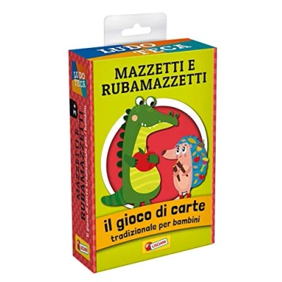 Immagine di Liscianigiochi, Ludoteca Le Carte dei Bambini Mazzetti e Rubamazzetti Gioco di società, Multicolore, 85804