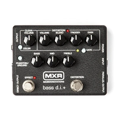 Immagine di MXR M80 BASS D.I.+, Effetti per Basso con Preamplificatore e un EQ,Alimentazione: 9 volt DC