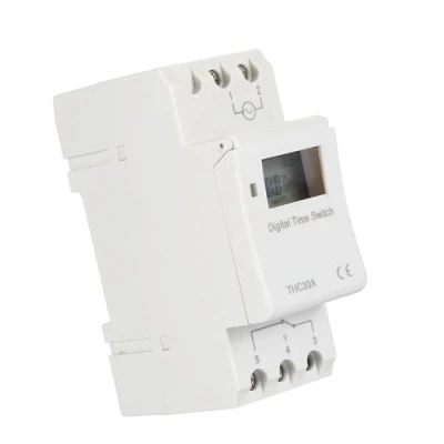 Immagine di THC30A 220V AC Timer Digitale Programmabile sulla Guida DIN
