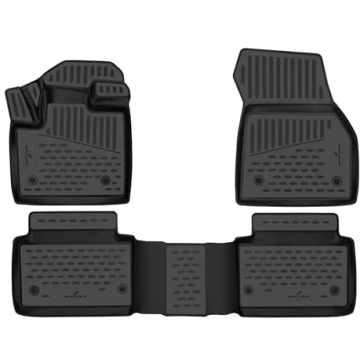 Immagine di WALSER Tappetini in gomma per auto XTR su misura compatibile con Jaguar E Pace (X540) 2021 Oggi