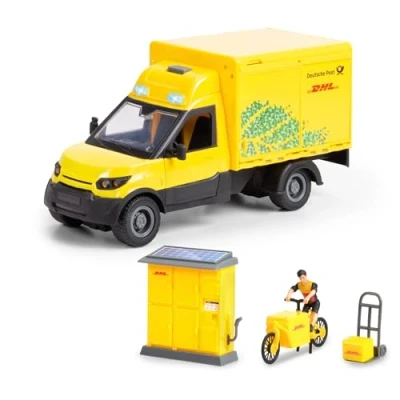 Immagine di Dickie Toys camion Modello Kit di consegna DHL pronto, già assemblato