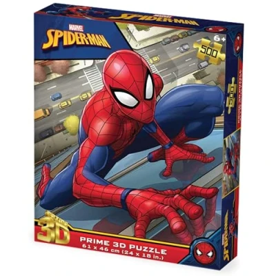 Immagine di Prime 3D RD RS263112 Puzzle lenticolare Marvel Spiderman 500 pezzi, Multicolore, único
