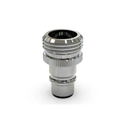 Immagine di ABA Beul 10055.004.6 Connettore filettato con filettatura esterna G 1/2 per attacco ad acqua, sistema 1/2, cromato