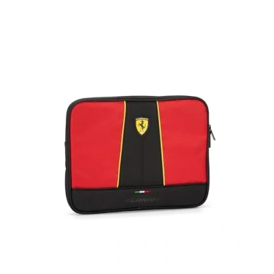 Immagine di FERRARI Custodia Porta Tablet, F.to Max Cm 32x23, In Nylon Tecnico, Con Cerniere Waterproof, 32x23h Rosso