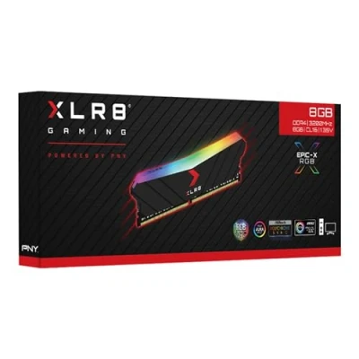 Immagine di PNY Memoria RAM XLR8 Gaming EPIC X RGB™ DDR4 3200MHz 8GB Single Pack