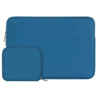 Immagine di MOSISO Laptop Custodia PC Portatil Compatibile con MacBook Air/PRO,13 13,3 Pollici Notebook,Compatibile PRO 14 M3 M2 M1 Max 2024 2021,Neoprene Borsa Piccolo Case, Lago Blu