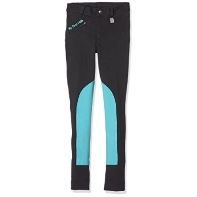 Immagine di HKM Reithose My First, Pantaloni Uomo, Dunkelblau/Türkis, 128