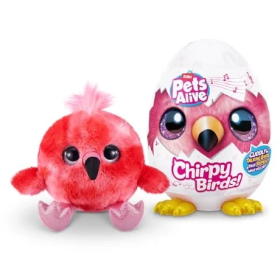 Immagine di Pets Alive Uccellini cinguettanti ZURU, 23 cm, Ages 3+ (Flamingo)