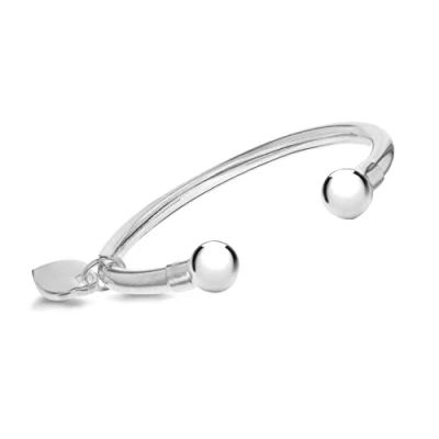 Immagine di Tuscany Silver Bracciale Unisex in Argento Sterling 925, 4.8 cm