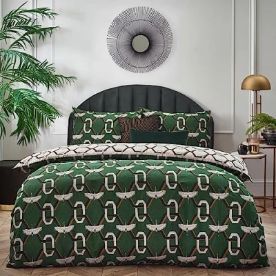 Immagine di furn. Avalon Set copripiumino singolo, colore: Verde