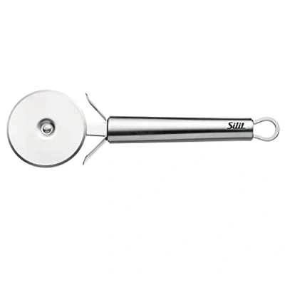 Immagine di Silit 2142300694 Classic Line Rotella tagliapizza, 17,5 cm, in Acciaio Inox Lucido, Lavabile lavastoviglie, Inossidabile