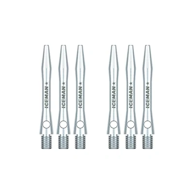 Immagine di RED DRAGON Gerwyn Price Iceman Logo Plain Alluminio steli Corti (Shafts) 3 Set per Confezione (9 Stems in Total)