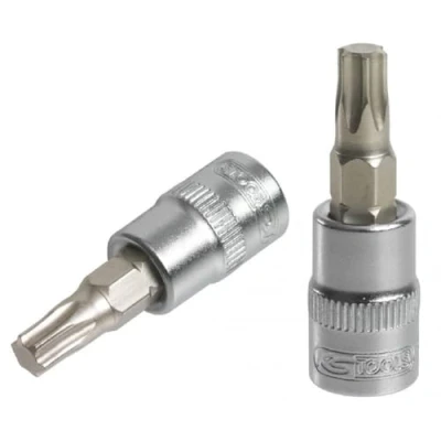 Immagine di KS Tools 922.1479 Chiave a bussola cacciavite TORX® 1/4&quot;, L.37 mm T10, gamma ULTIMATE®, in cromo vanadio, finitura cromata satinata