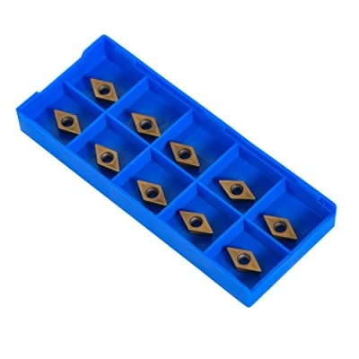 Immagine di 10Pcs Inserto di Carburo CNC, DCMT070204 HM YBC251 Tornio Fresatura Inserti Tornitura Strumenti con Scatola per Acciaio