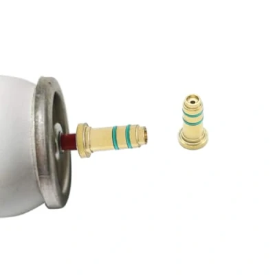 Immagine di Navrange Adattatore di ricarica per accendino a gas, in ottone, butano, ricambio Dunhill&#039;s Dress &amp; Rollagas Series più leggero fai da te parti riparazione (confezione 2)