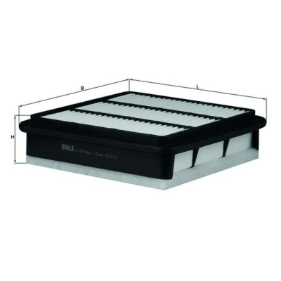 Immagine di MAHLE ORIGINAL LX 2834 filtro aria 64,0 242 238,5 Cartuccia MITSUBISHI: L200 / Triton IV Pick up, V up