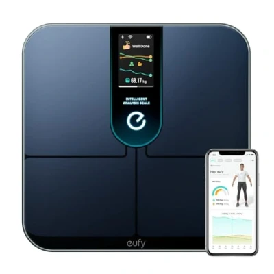 Immagine di eufy P3 Bilancia Pesapersone Digitale per Monitoraggio Fitness, WiFi Bluetooth, Analisi Intelligente, mod. corpo Virtuale 3D, 16 misurazioni, tra cui Frequenza Cardiaca, BMI e Modalità Multiple
