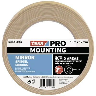 Immagine di tesa Mounting PRO Spiegel 66952 00002 00 Nastro per fissaggio Bianco (L x L) 10 m 19 mm 1 pz.