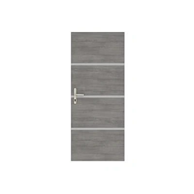 Immagine di Nordlinger Kit di ristrutturazione per porte interne 890512 4 fogli impiallacciati 85 x 50 cm e 3 profili 2