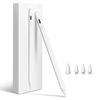 Immagine di Penna per iPad 2024 2018, Cisteen Stilo a carica rapida Apple Pro 11/13 M4, Air M2, 10/9/8/7/6, 11/12.9&quot;, 5/4/3, Mini 6/5