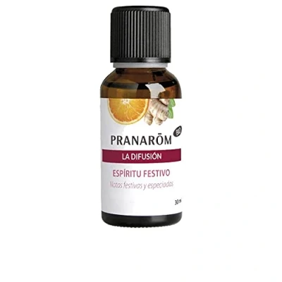Immagine di PRANAROM Les Diffusables Spirito di festa Arancia e zenzero Profumo festivo speziato Biologico 30 ml