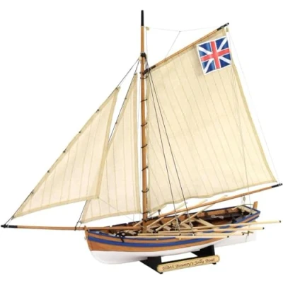 Immagine di Artesanía Latina Modellino di Nave in Legno Barca Ausiliaria Britannica HMS Bounty (Jolly Boat) Modello 19004N, Scala 1:25 Modelli da Assemblare Livello Principiante