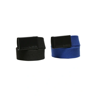 Immagine di Urban Classics 2 PACK Cintura per bambini, Taglia: One Size, Black+blue