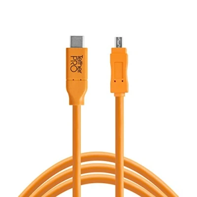 Immagine di Tetherpro USB C 2.0 Mini B 8 pin, 15 &#039;(4.6 m)