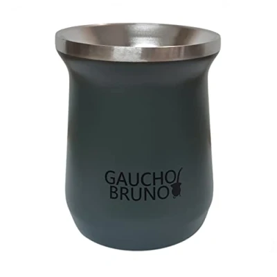 Immagine di Gaucho Bruno Mate termico in acciaio inossidabile per bere Yerba Facile da pulire Comodo tenere Mantiene la temperatura della bevanda